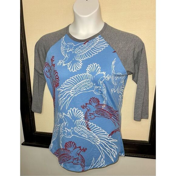 Lularoe Randy Eagle Print Shirt - Small - Picture 6 of 10